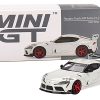 Toyota Pandem GR Supra V1.0 RHD (Right Hand Drive) Pearl White with Graphics Limited Edition to 2400 pieces Worldwide 1/64 Diecast Model Car by True Scale Miniatures - Image 3