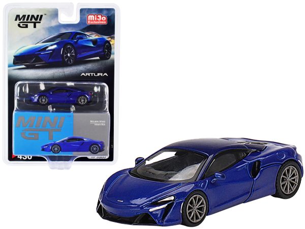 McLaren Artura Volcano Blue Metallic Limited Edition to 3000 pieces Worldwide 1/64 Diecast Model Car by True Scale Miniatures - Image 3