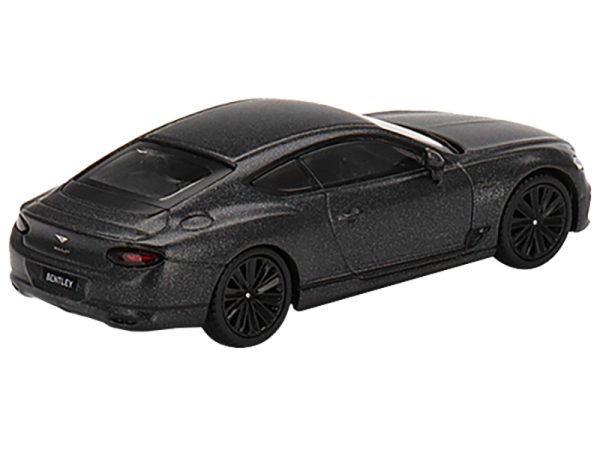 Bentley Continental GT Speed Anthracite Satin Gray Metallic Limited Edition to 1800 pieces Worldwide 1/64 Diecast Model Car by True Scale Miniatures - Image 2