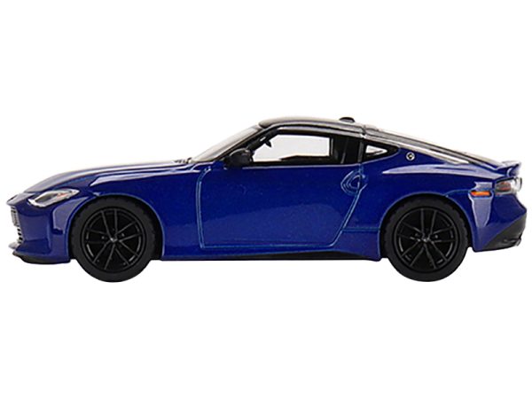 2023 Nissan Z Performance Seiran Blue Metallic with Black Top Limited Edition to 3000 pieces Worldwide 1/64 Diecast Model Car by True Scale Miniatures - Image 2