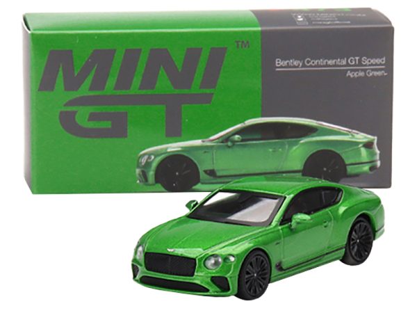 2022 Bentley Continental GT Speed Apple Green Metallic Limited Edition to 1200 pieces Worldwide 1/64 Diecast Model Car by True Scale Miniatures - Image 3
