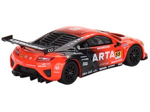 Honda NSX GT3 EVO22 #55 Hideki Mutoh - Iori Kimura "ARTA" Super GT Series (2022) Limited Edition 1/64 Diecast Model Car by True Scale Miniatures