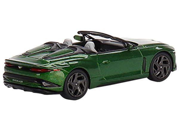 Bentley Mulliner Bacalar Convertible Scarab Green Metallic Limited Edition to 1200 pieces Worldwide 1/64 Diecast Model Car by True Scale Miniatures - Image 2