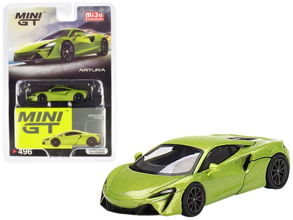 McLaren Artura Flux Green Metallic Limited Edition to 2040 pieces Worldwide 1/64 Diecast Model Car by True Scale Miniatures - Image 3