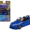 Honda S2000 (AP2) CR Convertible Apex Blue Metallic Limited Edition to 1200 pieces Worldwide 1/64 Diecast Model Car by True Scale Miniatures - Image 4