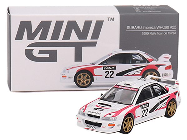 Subaru Impreza WRC98 #22 Toshi Arai - Roger Freeman "Rally Tour de Corse" (1999) Limited Edition to 3000 pieces Worldwide 1/64 Diecast Model Car by True Scale Miniatures - Image 2
