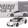 McLaren Artura Ice Silver Metallic with Black Top Limited Edition to 2040 pieces Worldwide 1/64 Diecast Model Car by True Scale Miniatures - Image 2