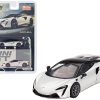 McLaren Artura Ice Silver Metallic with Black Top Limited Edition to 2040 pieces Worldwide 1/64 Diecast Model Car by True Scale Miniatures - Image 4