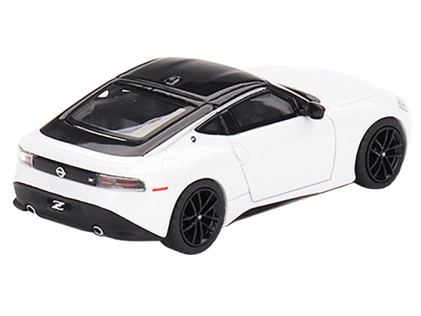 2023 Nissan Z Performance Everest White Metallic with Black Top Limited Edition to 3000 pieces Worldwide 1/64 Diecast Model Car by True Scale Miniatures - Image 2
