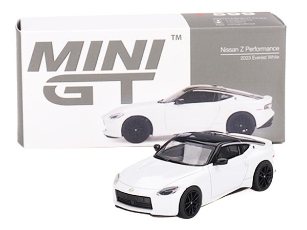 2023 Nissan Z Performance Everest White Metallic with Black Top Limited Edition to 3000 pieces Worldwide 1/64 Diecast Model Car by True Scale Miniatures - Image 3