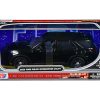 2022 Ford Police Interceptor Utility Unmarked Slick-Top Black 1/24 Diecast Model Car by Motormax
