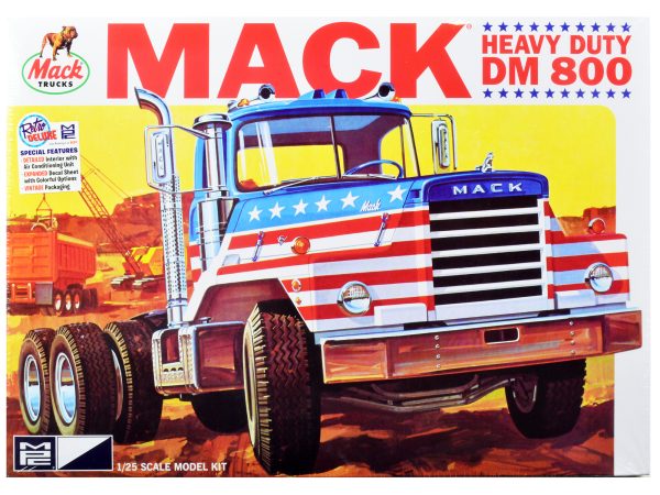 Skill 3 Model Kit Mack DM 800 Semi Tractor Truck 1/25 Scale Model by MPC - Image 3