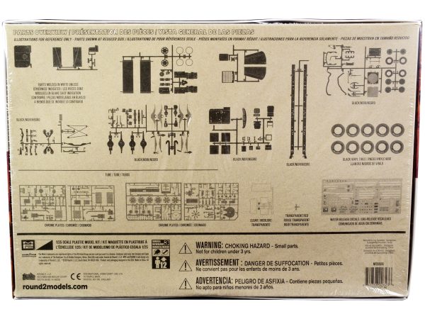 Skill 3 Model Kit Mack DM 800 Semi Tractor Truck 1/25 Scale Model by MPC - Image 4