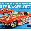 Skill 2 Model Kit 1967 Chevrolet Corvette Stingray "Streaker Vette" "The Great Street Machines" Series 1/25 Scale Model Car by MPC - Image 3