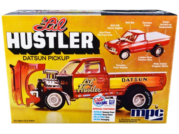 Skill 2 Model Kit 1975 Datsun Pickup Truck "Lil Hustler" 1/25 Scale Model by MPC - Image 3