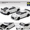 Nissan GT-R (R35) RHD (Right Hand Drive) White "Advan Racing GT" Limited Edition to 960 pieces Worldwide 1/64 Diecast Model Car by Era Car