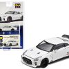Nissan GT-R (R35) RHD (Right Hand Drive) White "Advan Racing GT" Limited Edition to 960 pieces Worldwide 1/64 Diecast Model Car by Era Car - Image 2