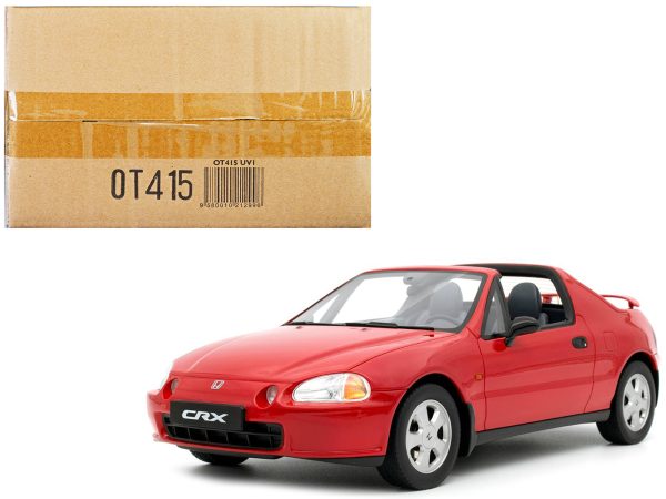 1995 Honda Civic CRX VTI Del Sol Red Limited Edition to 2000 pieces Worldwide 1/18 Model Car by Otto Mobile - Image 5
