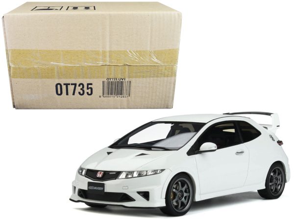 2010 Honda Civic FN2 Type R Mugen RHD (Right Hand Drive) Championship White Limited Edition to 4000 pieces Worldwide 1/18 Model Car by Otto Mobile - Image 4