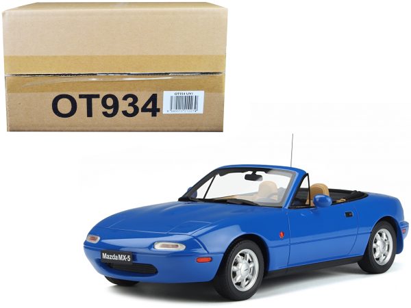 1990 Mazda Miata MX-5 Mariner Blue Limited Edition to 1500 pieces Worldwide  1/18 Model Car by Otto Mobile - Image 5