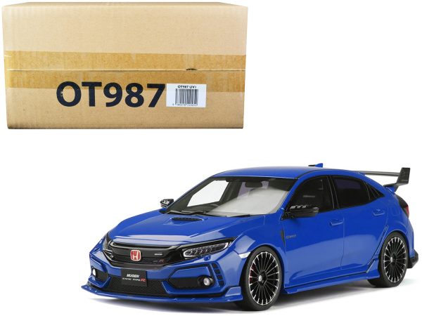 2017 Honda Civic FK8 Type R Blue 1/18 Model Car by Otto Mobile - Image 4