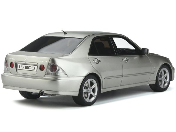 1998 Lexus IS 200 RHD (Right Hand Drive) Millennium Silver Metallic Limited Edition to 2000 pieces Worldwide 1/18 Model Car by Otto Mobile - Image 2