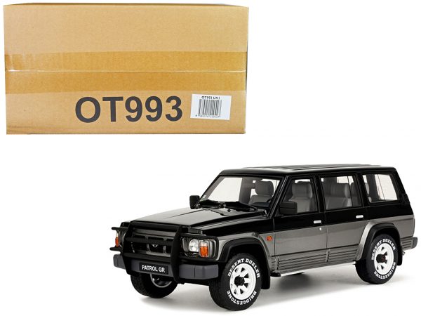 1992 Nissan Patrol GR Y60 Black and Graphite Gray Limited Edition to 3000 pieces Worldwide 1/18 Model Car by Otto Mobile - Image 5