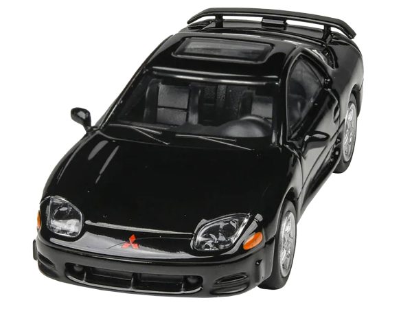 Mitsubishi 3000GT GTO Pyrenees Black with Sunroof 1/64 Diecast Model Car by Paragon Models - Image 2