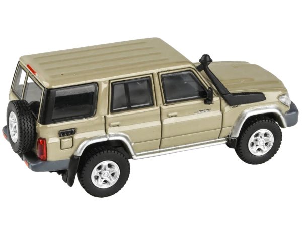 2014 Toyota Land Cruiser 76 Sandy Taupe Tan 1/64 Diecast Model Car by Paragon Models - Image 2