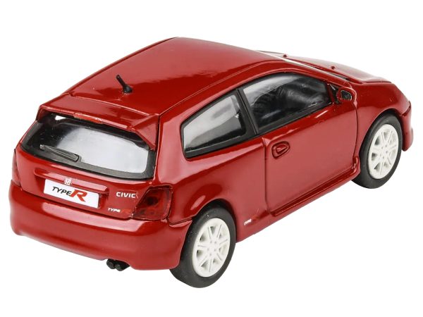 2001 Honda Civic Type R EP3 Milano Red 1/64 Diecast Model Car by Paragon Models - Image 2