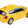 2001 Honda Civic Type R EP3 Sunlight Yellow 1/64 Diecast Model Car by Paragon Models - Image 3