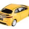 2007 Honda Civic Type R FN2 Sunlight Yellow 1/64 Diecast Model Car by Paragon Models - Image 2