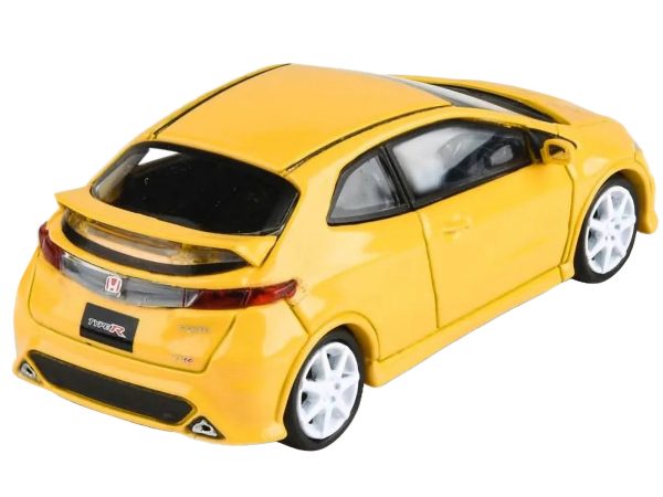 2007 Honda Civic Type R FN2 Sunlight Yellow 1/64 Diecast Model Car by Paragon Models - Image 2