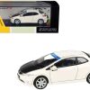 2007 Honda Civic Type R FN2 Championship White with Carbon Hood 1/64 Diecast Model Car by Paragon Models - Image 4