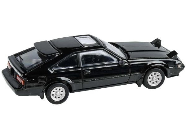 1984 Toyota Celica Supra XX Black with Sunroof 1/64 Diecast Model Car by Paragon Models