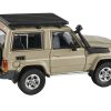 2014 Toyota Land Cruiser 71 SWB (Short Wheel Base) Sandy Taupe Brown 1/64 Diecast Model Car by Paragon Models