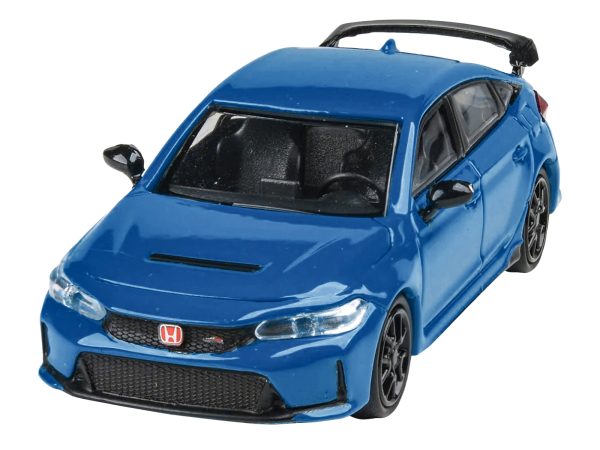2023 Honda Civic Type R FL5 Boost Blue Pearl 1/64 Diecast Model Car by Paragon Models - Image 3