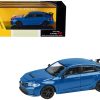 2023 Honda Civic Type R FL5 Boost Blue Pearl 1/64 Diecast Model Car by Paragon Models - Image 4