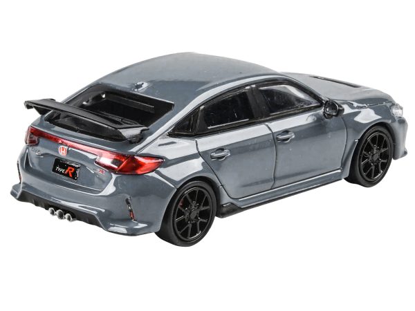 2023 Honda Civic Type R FL5 Sonic Gray Pearl 1/64 Diecast Model Car by Paragon Models - Image 3