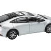 2023 Toyota Prius Cutting Edge Silver Metallic with Black Top and Sun Roof 1/64 Diecast Model Car by Paragon Models