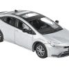 2023 Toyota Prius Cutting Edge Silver Metallic with Black Top and Sun Roof 1/64 Diecast Model Car by Paragon Models - Image 4