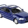1999 Honda Civic Si Electron Blue Metallic with Sun Roof 1/64 Diecast Model Car by Paragon Models - Image 2