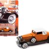 1931 Cadillac V16 Burnt Orange and Brown Metallic with White Top 1/64 Diecast Model Car by Racing Champions