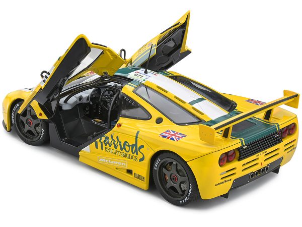McLaren F1 GTR Short Tail #51 Andy Wallace - Derek Bell - Justin Bell "Harrod's" 24H of Le Mans (1995) "Competition" Series 1/18 Diecast Model Car by Solido - Image 5