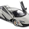 2018 McLaren 600 LT Coupe Blade Silver 1/18 Diecast Model Car by Solido - Image 4