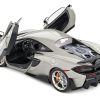2018 McLaren 600 LT Coupe Blade Silver 1/18 Diecast Model Car by Solido - Image 5