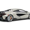 2018 McLaren 600 LT Coupe Blade Silver 1/18 Diecast Model Car by Solido - Image 2