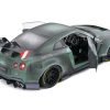 2022 Nissan GT-R (R35) RHD (Right Hand Drive) Liberty Walk 2.0 Body Kit "Army Fighter" "Competition" Series 1/18 Diecast Model Car by Solido - Image 3