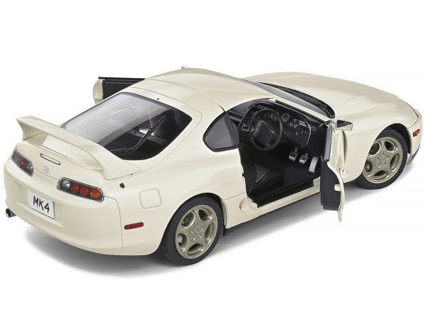 1993 Toyota Supra MK4 Convertible RHD (Right Hand Drive) White 1/18 Diecast Model Car by Solido - Image 2
