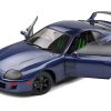1993 Toyota Supra Mk4 (A80) Streetfighter RHD (Right Hand Drive) Dark Blue Metallic 1/18 Diecast Model Car by Solido - Image 5